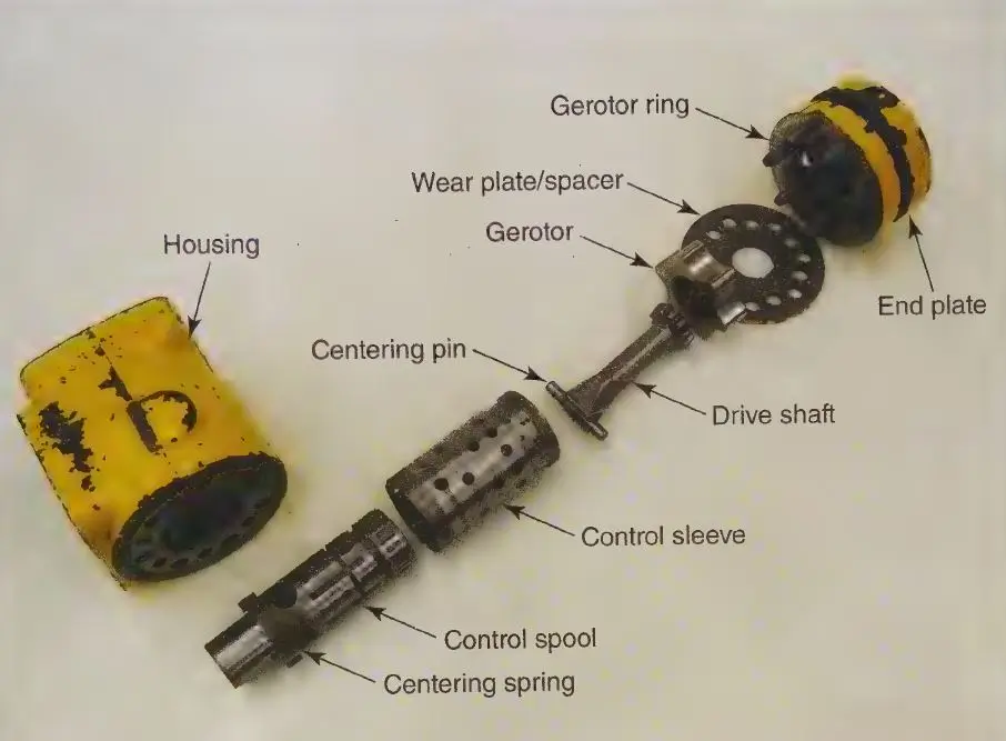 Disassembled View of Steering Control Unit