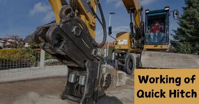 Quick Hitch Coupler with Wheeled Excavator